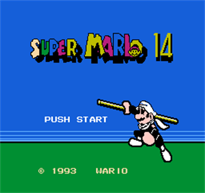 Super Mario 14 - Screenshot - Game Title Image