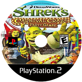 Shrek's Carnival Craze: Party Games - Fanart - Disc Image