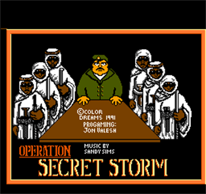 Operation Secret Storm - Screenshot - Game Title Image