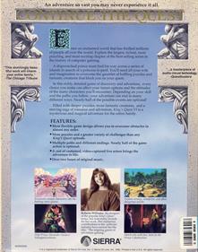 King's Quest VI: Heir Today, Gone Tomorrow - Box - Back Image