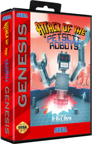 Attack of the Petscii Robots - Box - 3D Image