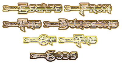 Escape from the Dungeons of the Gods - Clear Logo Image