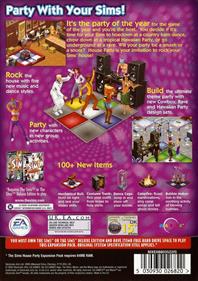 The Sims: House Party - Box - Back Image