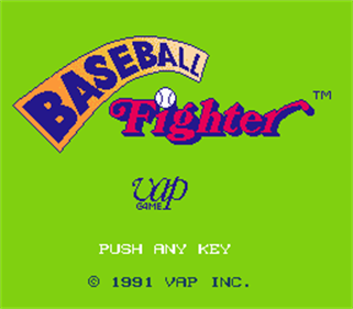 Baseball Fighter - Screenshot - Game Title Image