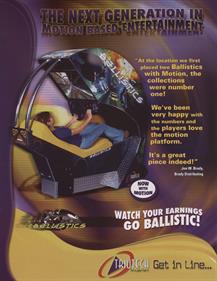 Ballistics - Advertisement Flyer - Front Image