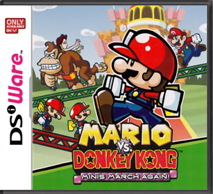 Mario vs. Donkey Kong: Minis March Again! - Box - Front - Reconstructed Image