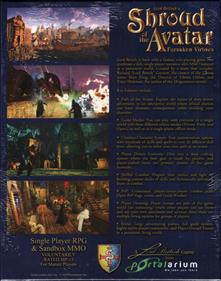 Shroud of the Avatar: Forsaken Virtues - Box - Back Image