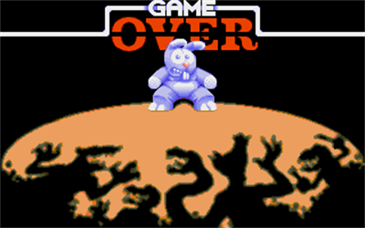 Quik the Thunder Rabbit - Screenshot - Game Over Image