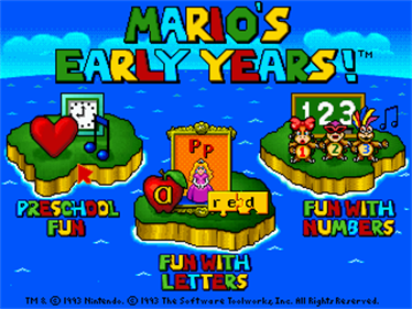 Mario's Early Years Collection - Screenshot - Game Title Image