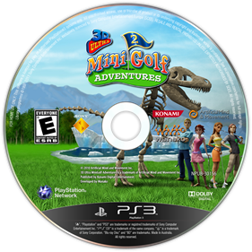 3D Ultra Minigolf Adventures 2 - Fanart - Disc Image