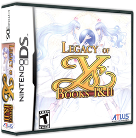 Legacy of Ys: Books I & II - Box - 3D Image