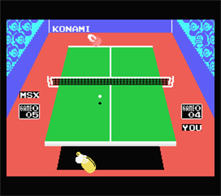 Konami's Ping Pong - Screenshot - Gameplay Image