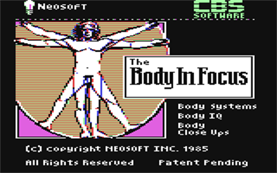 The Body in Focus - Screenshot - Game Title Image