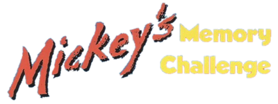 Mickey's Memory Challenge - Clear Logo Image