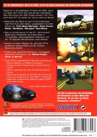 Knight Rider: The Game - Box - Back Image