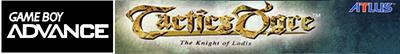 Tactics Ogre: The Knight of Lodis - Banner Image
