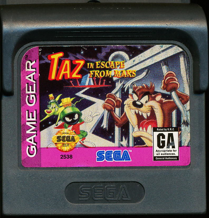 download taz escape from mars game gear