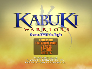Kabuki Warriors - Screenshot - Game Title Image