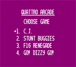 Quattro Arcade - Screenshot - Game Select Image