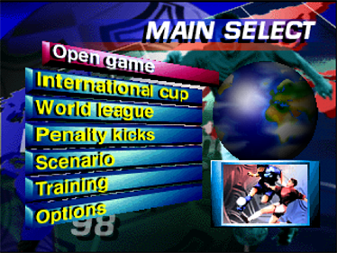 International Superstar Soccer '98 - Screenshot - Game Select Image