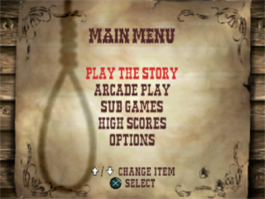 Gunfighter: The Legend of Jesse James - Screenshot - Game Title Image