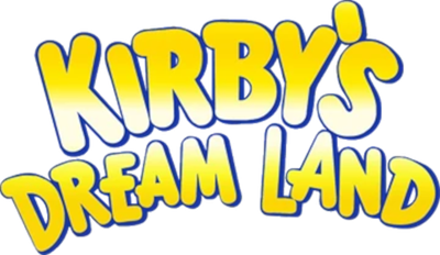 Kirby's Dream Land - Clear Logo Image