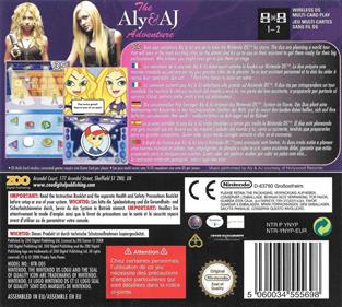 The Aly & AJ Adventure - Box - Back Image