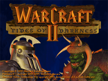 Warcraft II: Tides of Darkness - Screenshot - Game Title Image