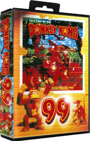 Super Donkey Kong 99 - Box - 3D Image
