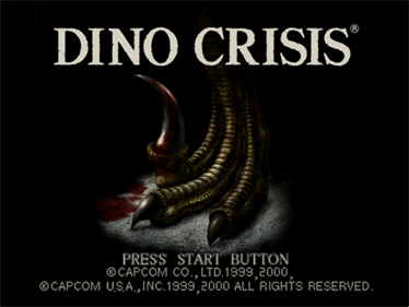 Dino Crisis - Screenshot - Game Title Image