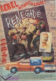 Renegade - Advertisement Flyer - Front Image