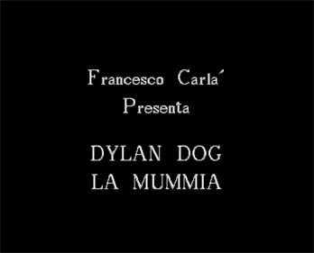 Dylan Dog 5: La Mummia - Screenshot - Game Title Image