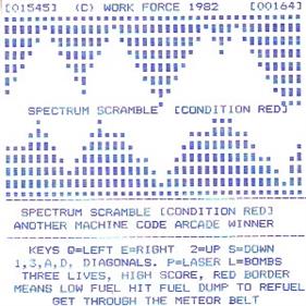 Spectrum Scramble - Box - Front Image