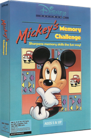 Mickey's Memory Challenge - Box - 3D Image