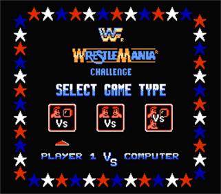 WWF WrestleMania Challenge - Screenshot - Game Select Image