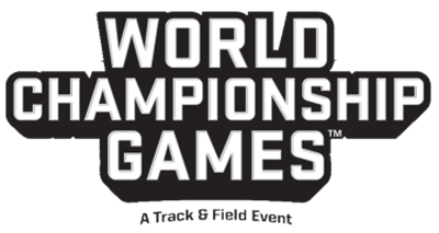 World Championship Games: A Track & Field Event - Clear Logo Image