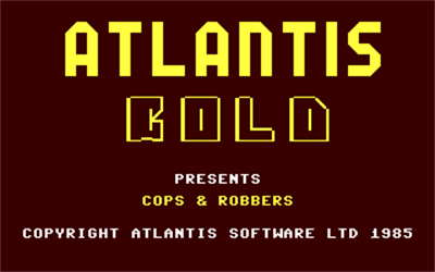 Cops'n'Robbers - Screenshot - Game Title Image