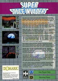 Super Space Invaders - Box - Back Image