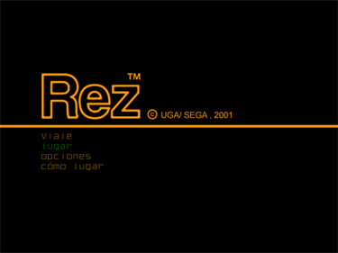 Rez - Screenshot - Game Title Image