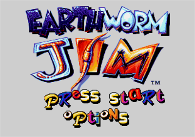 Earthworm Jim - Screenshot - Game Title Image