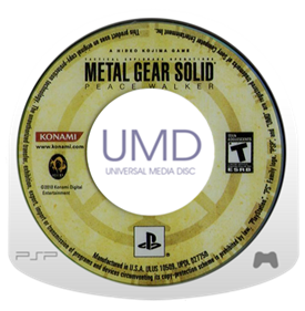Metal Gear Solid: Peace Walker - Disc Image
