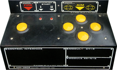 Space Zap - Arcade - Control Panel Image