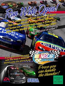 NASCAR Arcade - Advertisement Flyer - Front Image