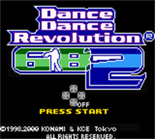 Dance Dance Revolution GB2 - Screenshot - Game Title Image