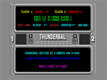 Thunderbal - Screenshot - Game Title Image