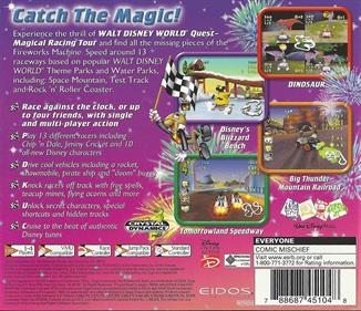 Walt Disney World Quest: Magical Racing Tour - Box - Back Image