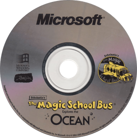 Scholastic's The Magic School Bus Explores the Ocean - Disc Image