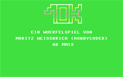 10k - Screenshot - Game Title Image