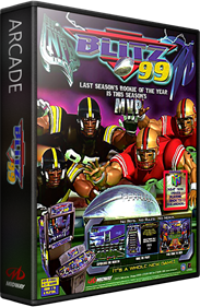 NFL Blitz '99 - Box - 3D Image