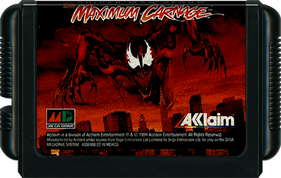 Spider-Man & Venom: Maximum Carnage - Cart - Front Image